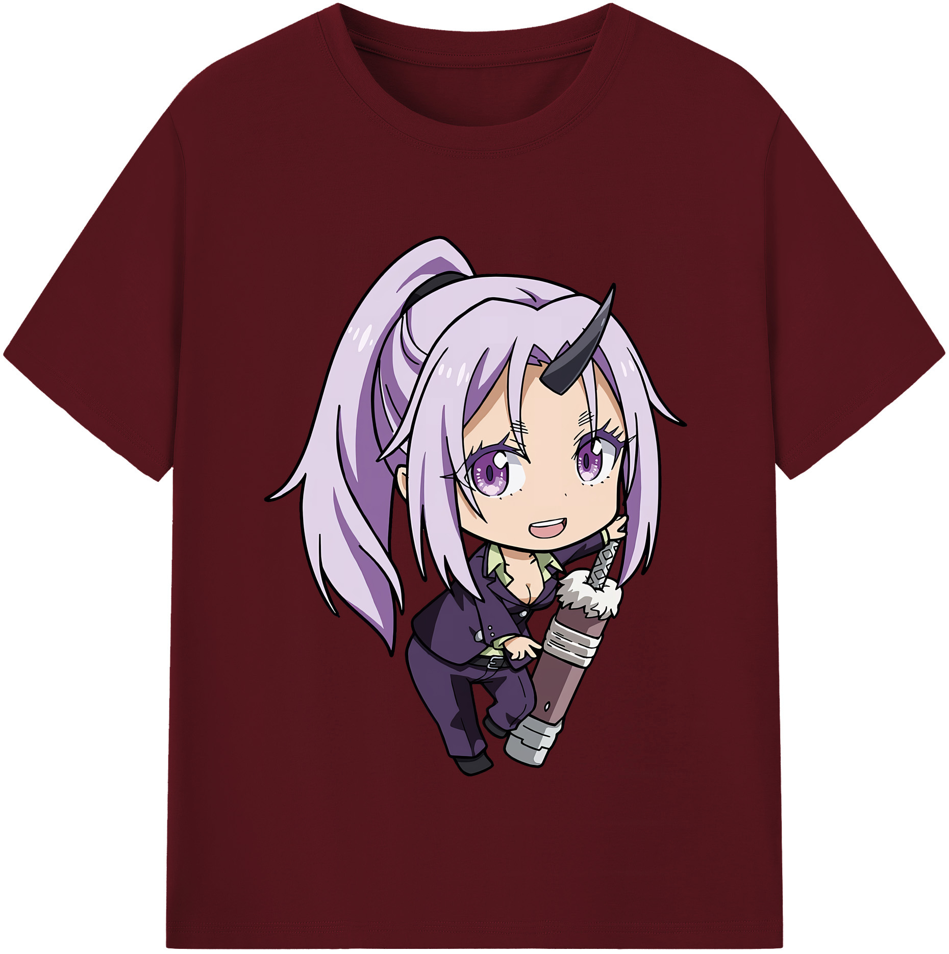（画像用） 転スラ Regarding Reincarnated to Slime 綿100％半袖Tシャツ（フロントプリント）